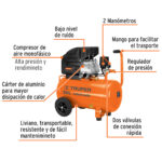 compresora de 50L con manguera y pistola de pintar2